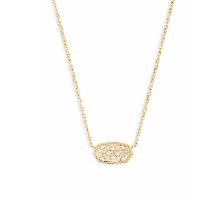 Elisa 14K Gold Plated Pendant Necklace