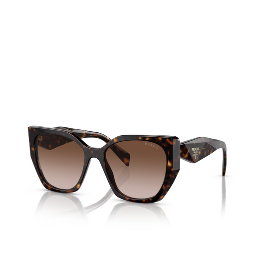 Prada Butterfly Sunglasses PR 19ZS Tortoise/Brown Gradient