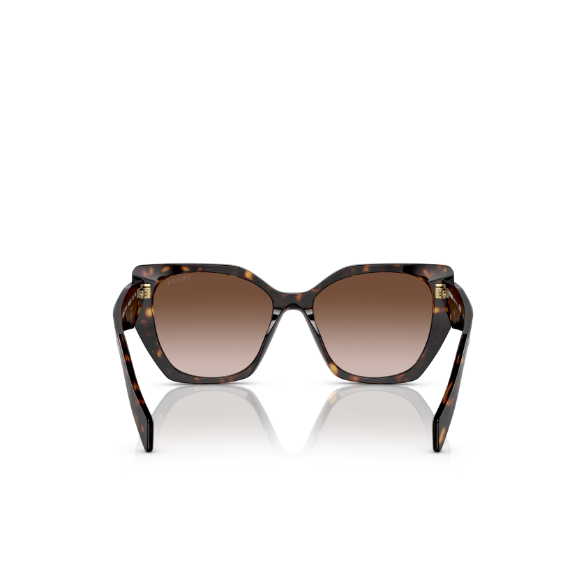 Prada Butterfly Sunglasses PR 19ZS Tortoise/Brown Gradient