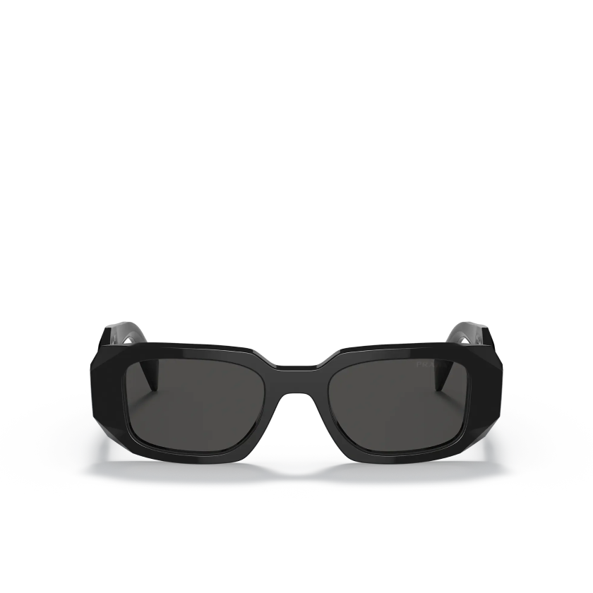 Prada Symbole Sunglasses PR 17WS Black/Dark Grey