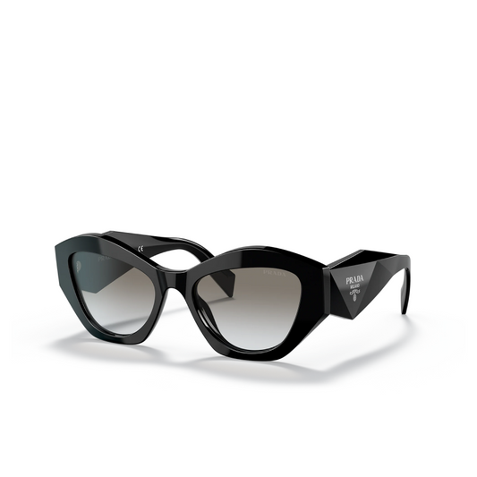 Prada Catwalk Irregular Sunglasses PR 07YS Black/Grey Gradient