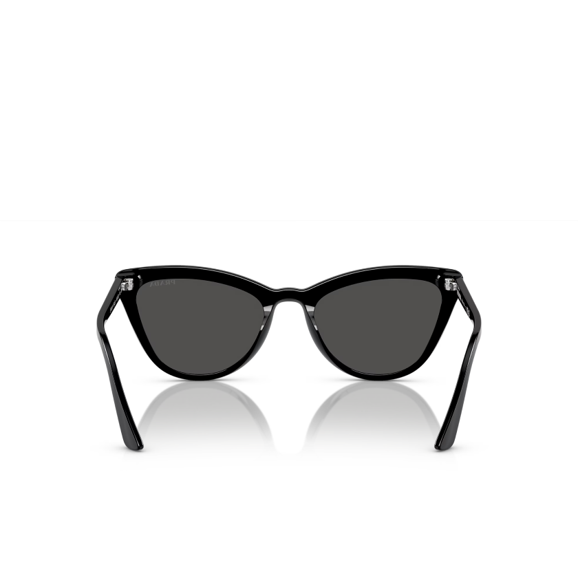 Prada Cat Eye Sunglasses PR 01VS Black/Grey